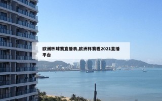 欧洲杯球赛直播表,欧洲杯赛程2021直播平台