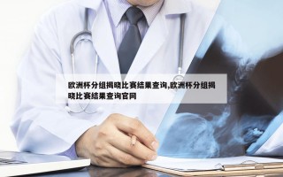 欧洲杯分组揭晓比赛结果查询,欧洲杯分组揭晓比赛结果查询官网