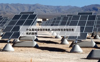 什么是社会信任危机,2020年社会信任危机的案例