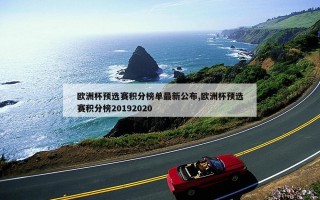 欧洲杯预选赛积分榜单最新公布,欧洲杯预选赛积分榜20192020