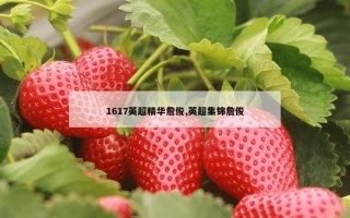 1617英超精华詹俊,英超集锦詹俊