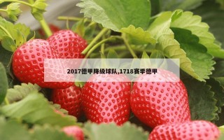 2017德甲降级球队,1718赛季德甲