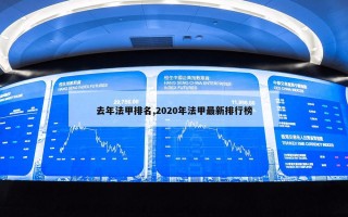 去年法甲排名,2020年法甲最新排行榜