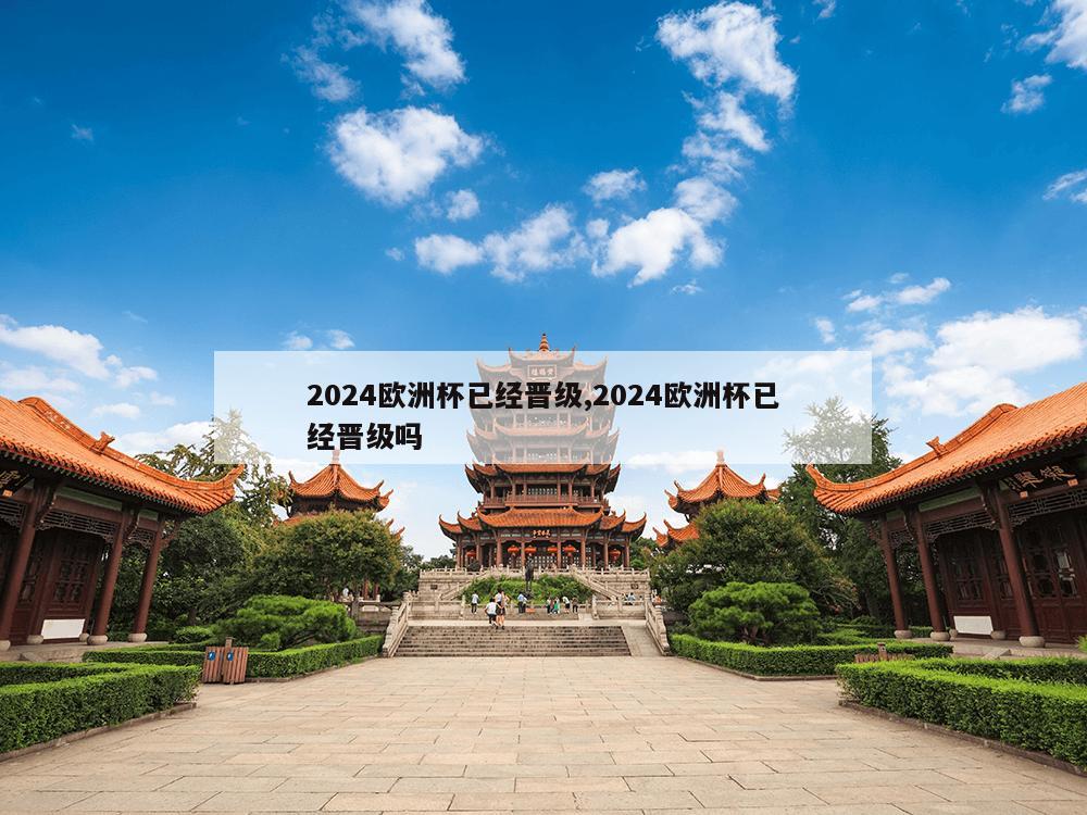 2024欧洲杯已经晋级,2024欧洲杯已经晋级吗-第1张图片-333体育