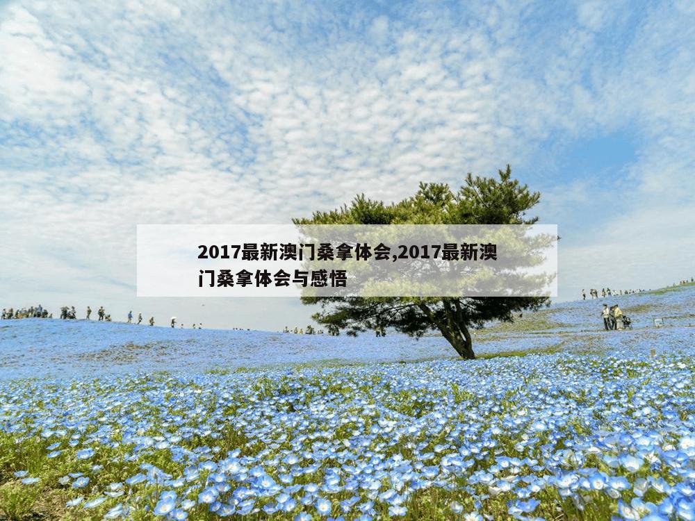 2017最新澳门桑拿体会,2017最新澳门桑拿体会与感悟-第1张图片-333体育