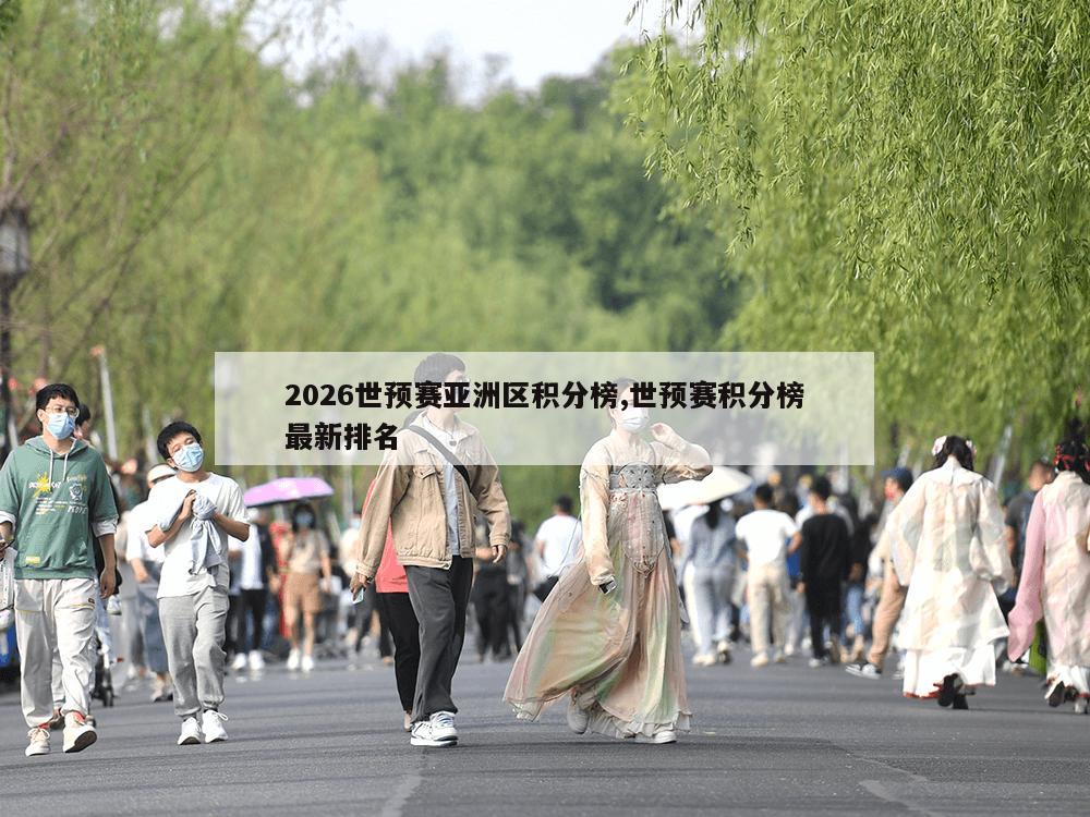 2026世预赛亚洲区积分榜,世预赛积分榜最新排名-第1张图片-333体育