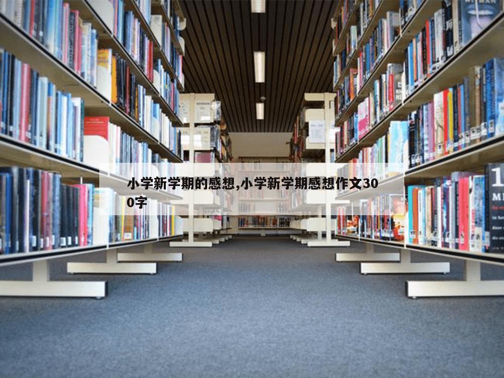 小学新学期的感想,小学新学期感想作文300字-第1张图片-333体育