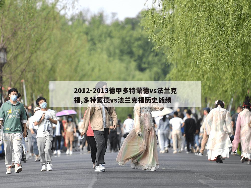 2012-2013德甲多特蒙德vs法兰克福,多特蒙德vs法兰克福历史战绩-第1张图片-333体育